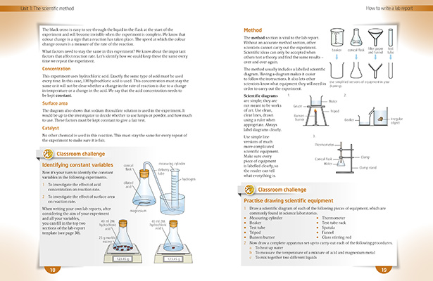 Gallery image for Level 3 science book spread