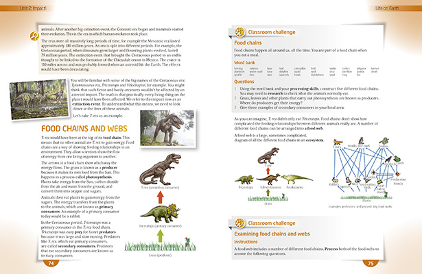 Gallery image for Level 3 science book spread