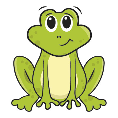 Cartoon frog illustration