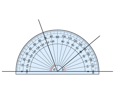 Protractor illustration