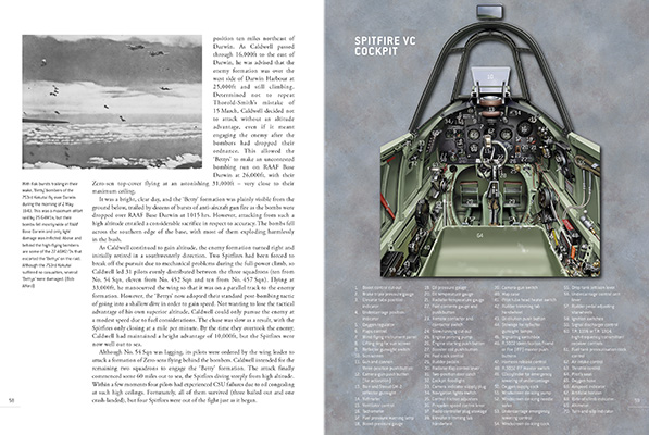 Gallery image for DUE 93 Spitfire VC vs A6M2/3 Zero-sen Darwin 1943 spread