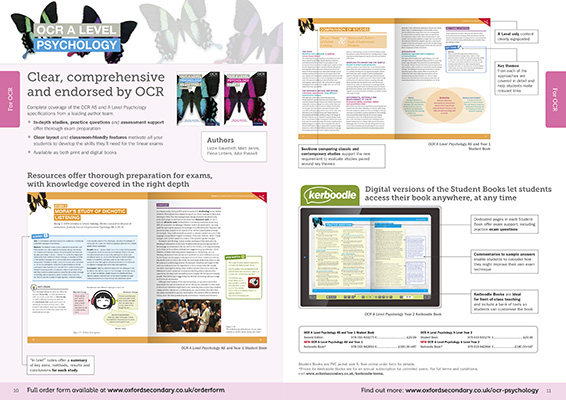 Gallery image for Secondary Psychology 2019 spread