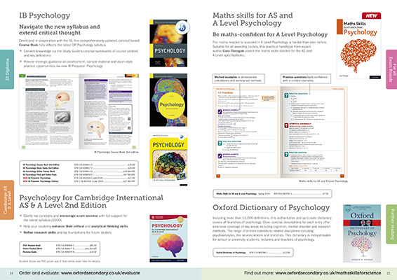 Gallery image for Secondary psychology spread