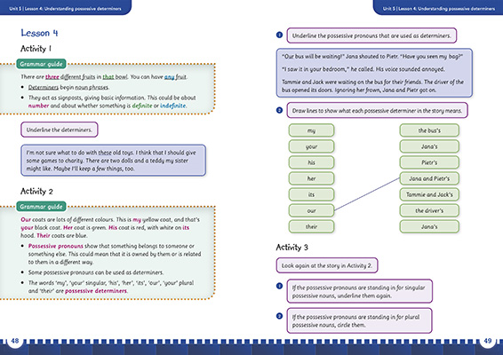 Gallery image for Building blocks year 4 student book spread