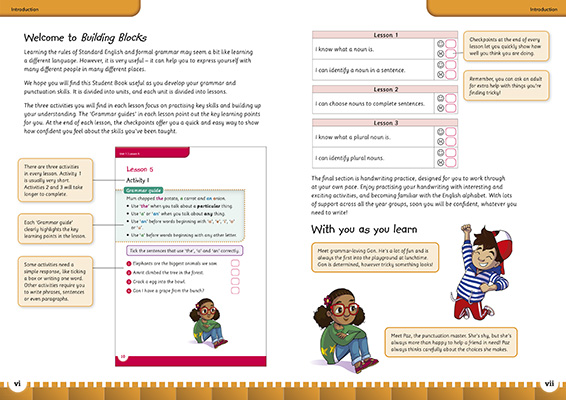 Gallery image for Building blocks year 5 spread