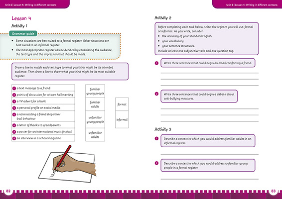 Gallery image for Building blocks year 6 student book spread