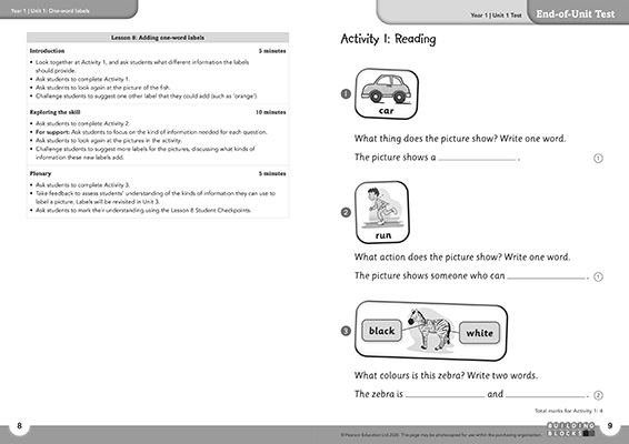 Gallery image for Building blocks Y1 teaching guide spread