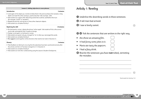 Gallery image for Building blocks Y2 teaching guide spread