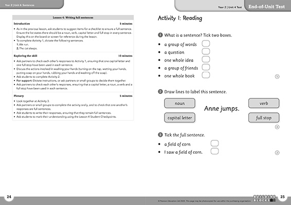 Gallery image for Building blocks year 2 teaching guide spread