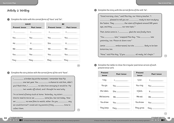 Gallery image for Building blocks year 4 teaching guide spread