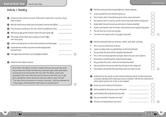 Gallery image for Building blocks Y5 teaching guide spread