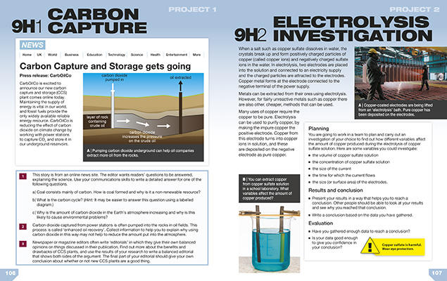 Gallery image for Exploring science year 9 spread