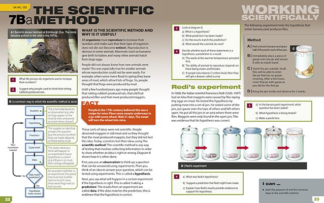 Gallery image for Exploring science year 7 spread