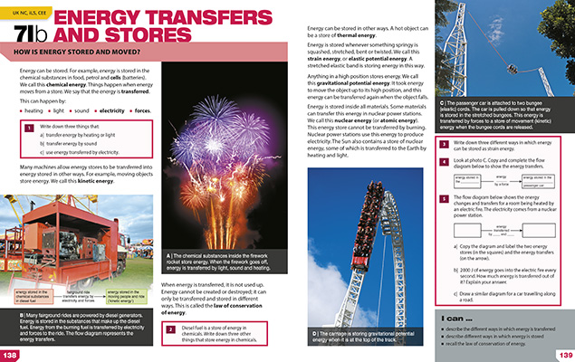 Gallery image for Exploring science Y7 spread