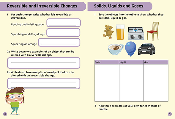 Gallery image for Science bug international using and changing materials spread