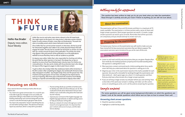 Gallery image for BTEC National Travel and Tourism spread