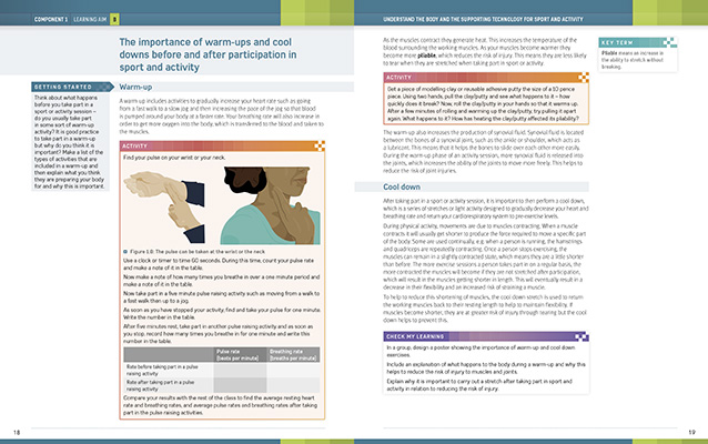 Gallery image for BTEC Sport, activity and fitness spread