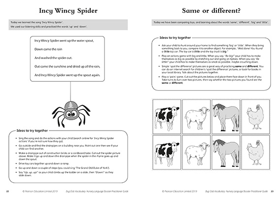 Gallery image for Bug club Nursery Language Booster spread