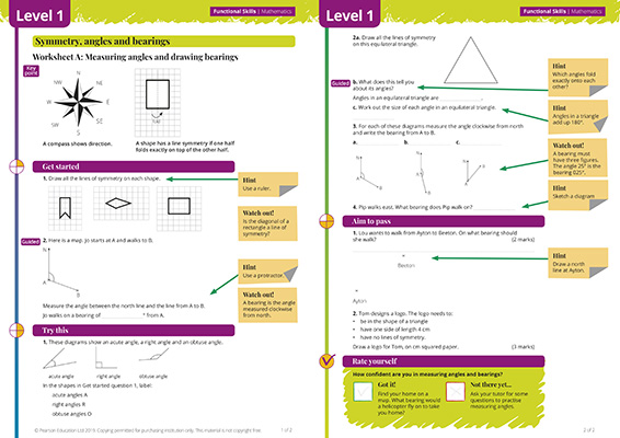 Gallery image for Function skills maths spread