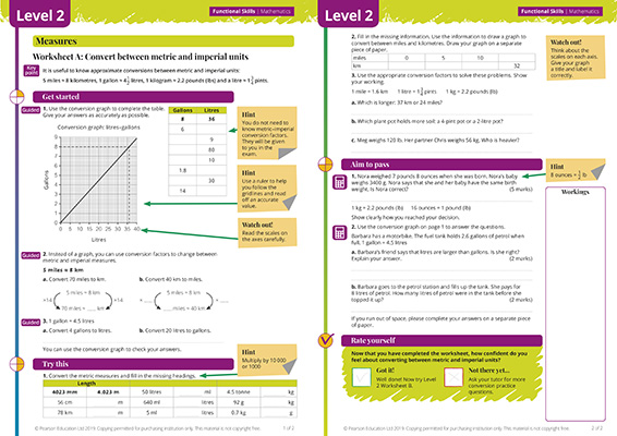Gallery image for Functional skills maths spread