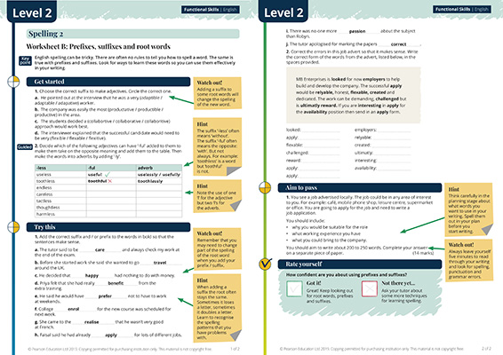 Gallery image for Functional skills English spread