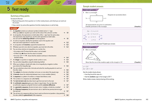 Gallery image for GCSE maths foundation year 10 spread