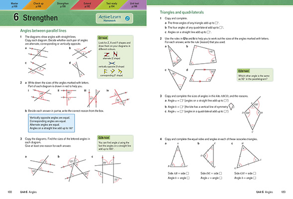 Gallery image for GCSE maths foundation Y10 spread