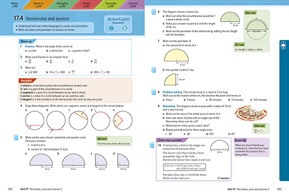 Gallery image for GCSE maths foundation Y11 spread