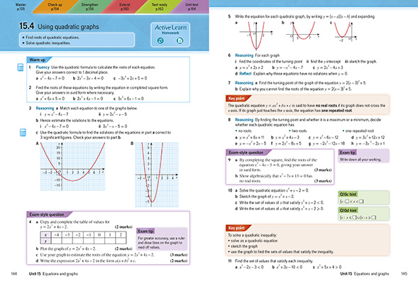 Gallery image for GCSE maths higher year 11 spread