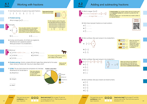 Gallery image for KS3 Maths progress Y7 spread