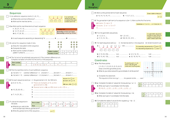 Gallery image for KS3 Maths progress Y7 spread