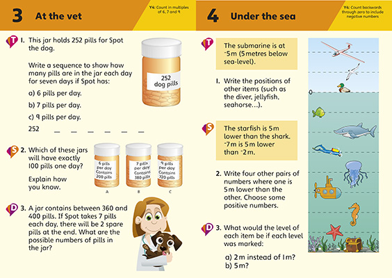 Gallery image for Pinpoint maths Y4 cards