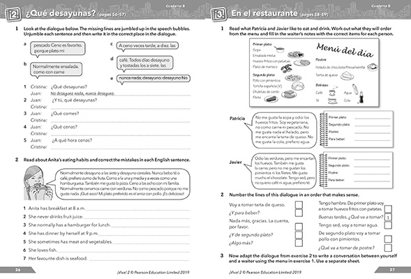 Gallery image for Viva workbook 2B spread