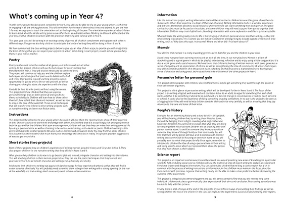 Gallery image for Power English Y4 teacher guide spread