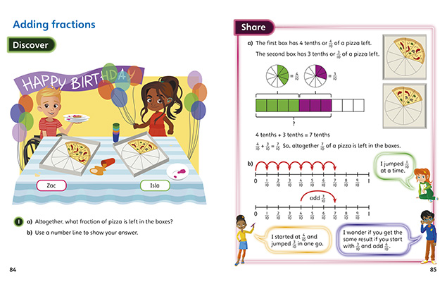 Gallery image for Power maths year 3 practice book spread