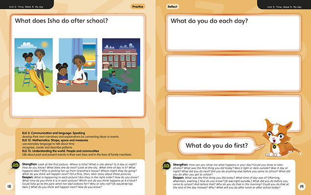 Gallery image for Power maths reception journal A spread