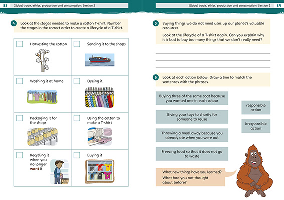 Gallery image for Global Citizenship Year 3 spread