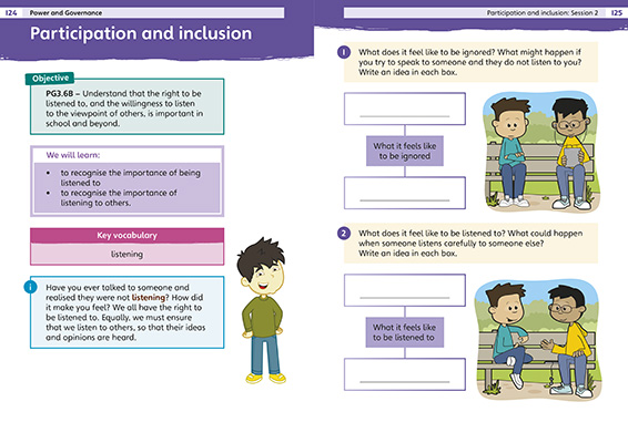 Gallery image for Global Citizenship Year 3 spread