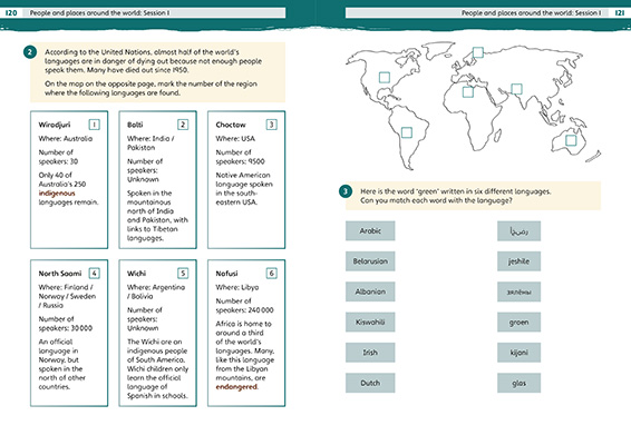 Gallery image for Global Citizenship Year 5 spread